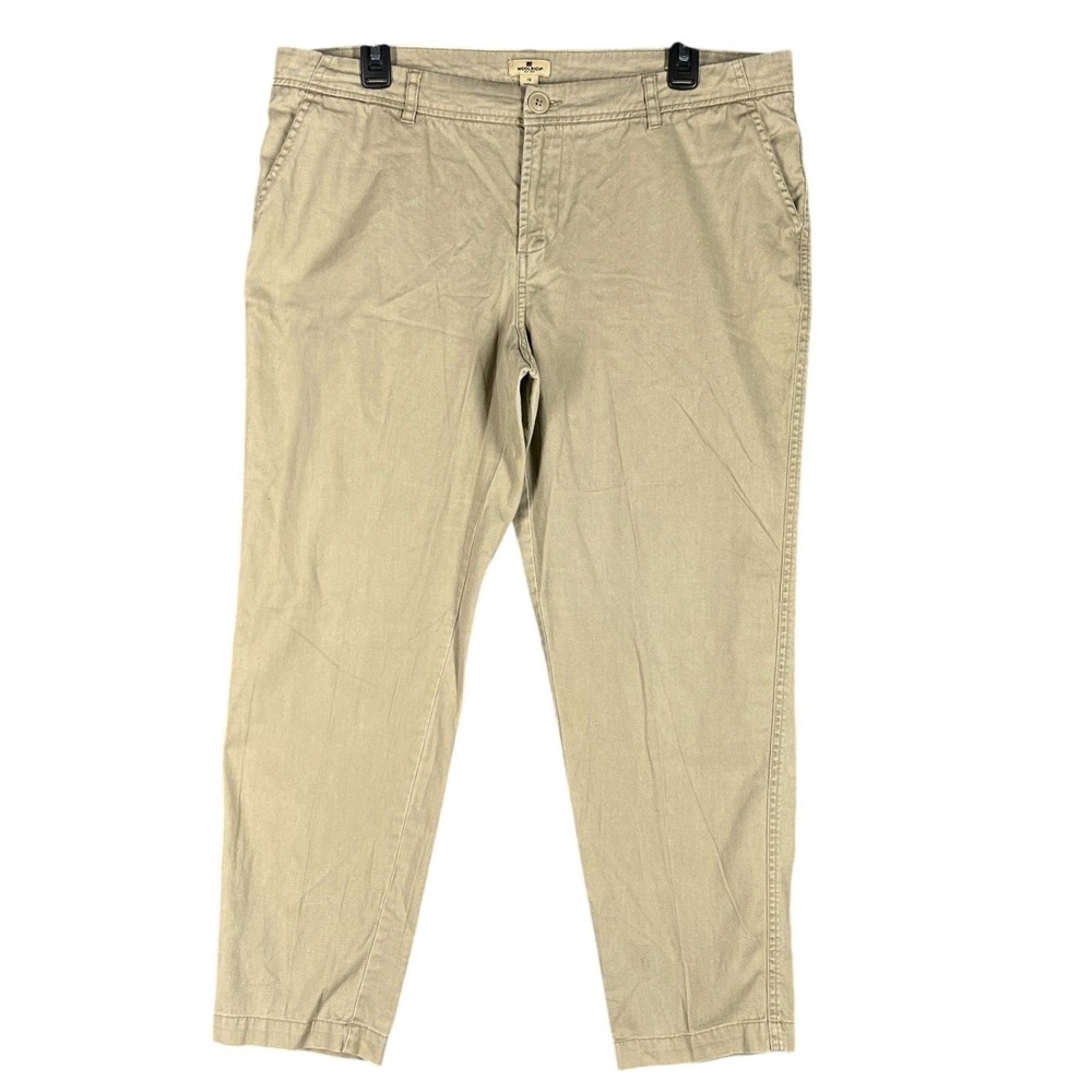 Woolrich Pants‎ Womens 12 Casual Camping Hiking Outdoors Tapered Bottoms Chino